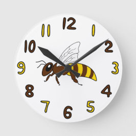 Honeybee Clock Stor Klocka