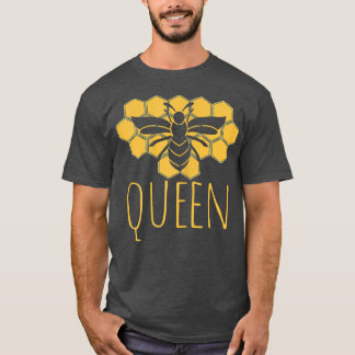 Honeybee Cute Bee Älskare Queen T Shirt