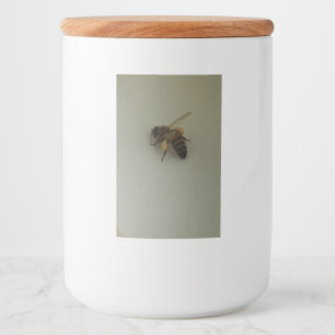 Honeybee Food Container Label Mat Etikett