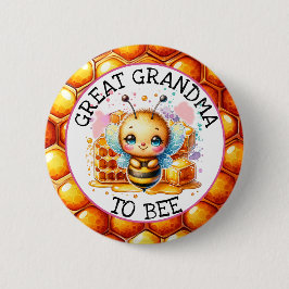 Honeybee Girl's Baby Shower Underbar Grandma att b Knapp