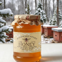 Honeybee Honeycomb Pure Local Honung Gult