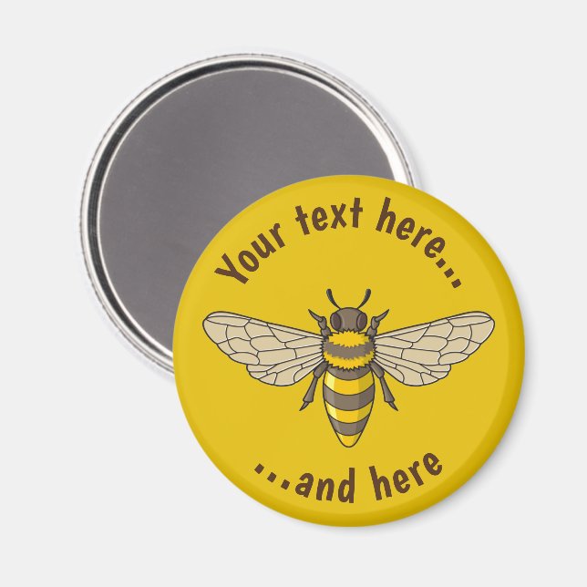 Honeybee Magnet (Front/Back)
