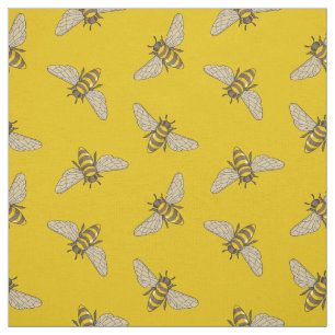 Honeybee Mönster Tyg