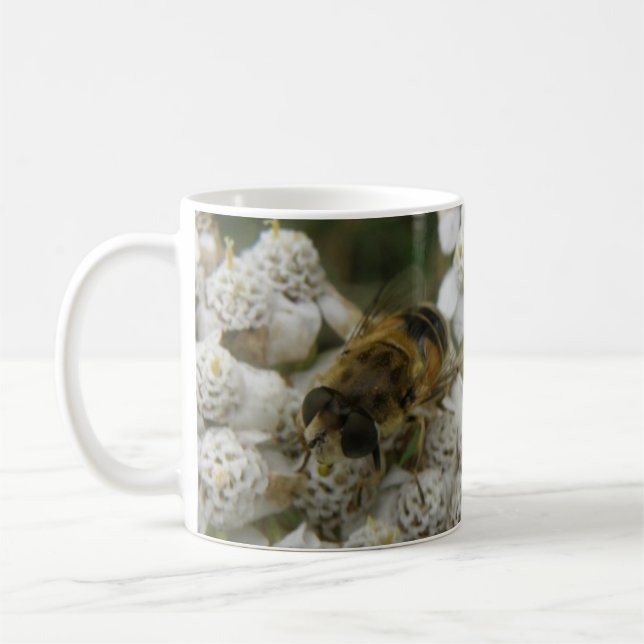 Honeybee och Flowers Mugg (Vänster)
