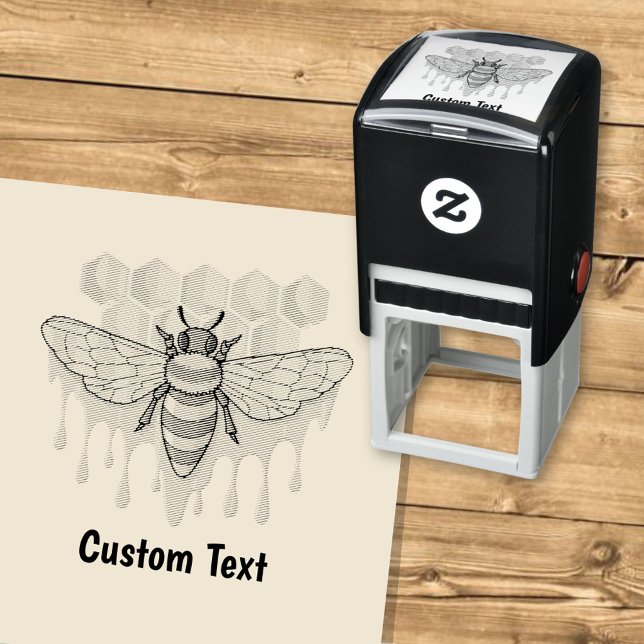 Honeybee Self-Inking Frimärke Självfärgande Stämpel (Skapare uppladdad)