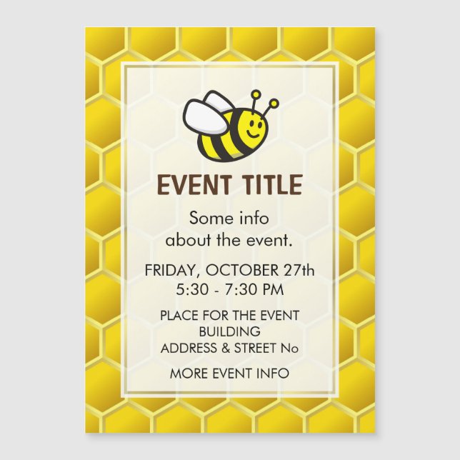 Honeybee Tecknad (Framsida)