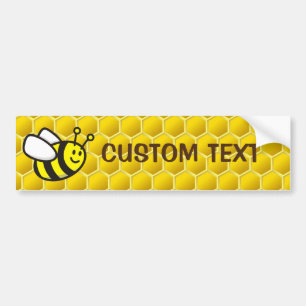 Honeybee Tecknad Bildekal