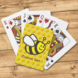 Honeybee Tecknad Casinokort