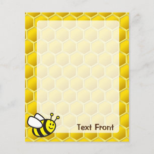 Honeybee Tecknad Flygblad