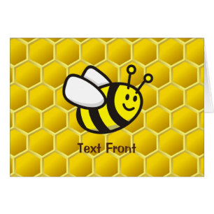 Honeybee Tecknad Hälsningskort