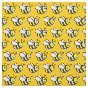 Honeybee Tecknad Mönster Tyg