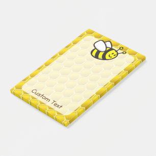 Honeybee Tecknad Post-it Block