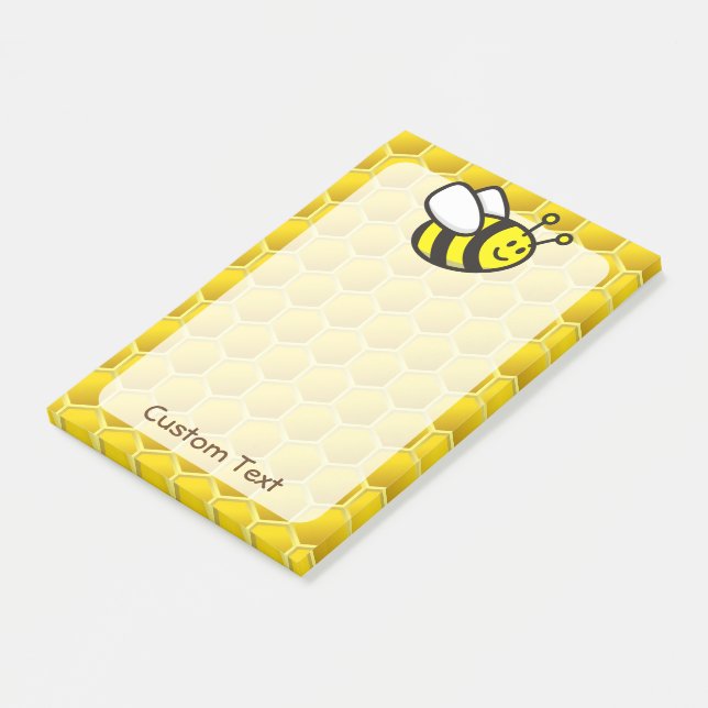 Honeybee Tecknad Post-it Block (Vinklad)