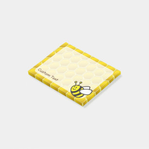 Honeybee Tecknad Post-it Block