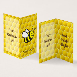 Honeybee Tecknad Visitkort