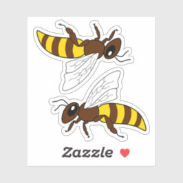 Honeybee Vinyl Stickers Klistermärken