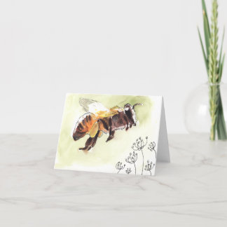 Honeybeehälsningkort Kort