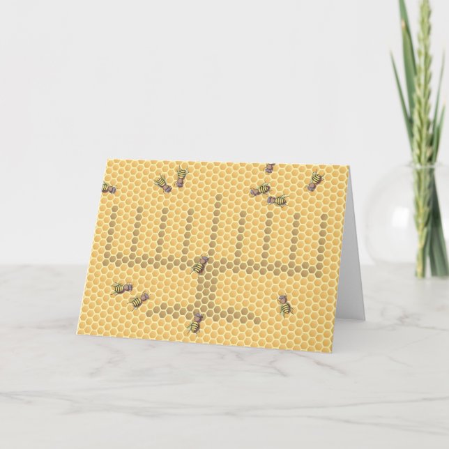 Honeybeemenora Helgkort (Framsida)