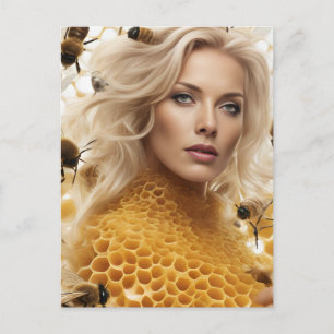 Honeybees guddess gudinna vykort
