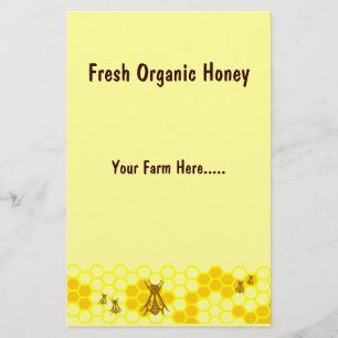 Honeybees Gult Honung Anpassningsbar Flyer