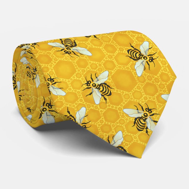 Honeybees Honeycomb Beehive Bee Mönster Insekt Slips (Rullad)