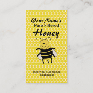 Honeybeevisitkortar för Beekeeping eller honung Visitkort