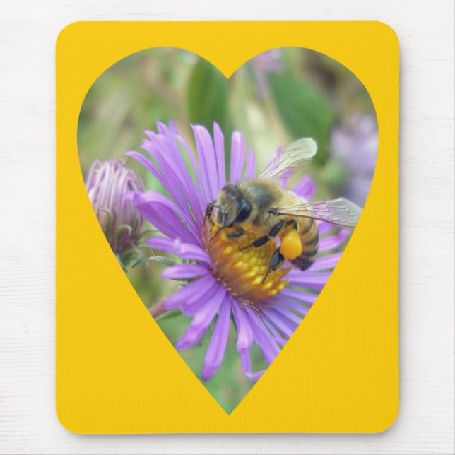 Honeybeon Fall Asters Heart Musmatta (Framsidan)
