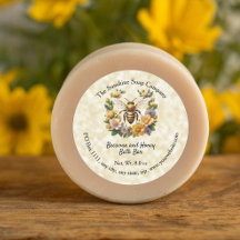 Honeybeon Parchment Stil Soap Cosmetics Label