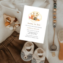 Honeycomb Baby Shower för Mamma To Bee Nalle