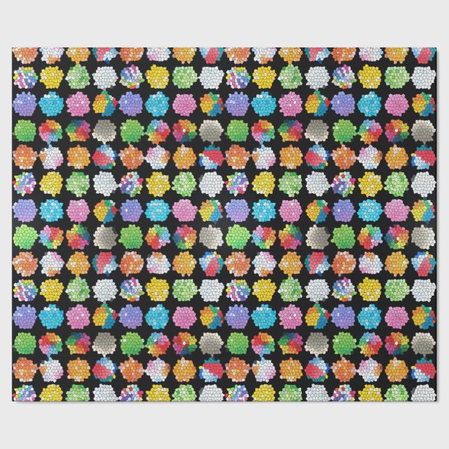 Honeycomb Beachbollar Presentpapper (Seam)