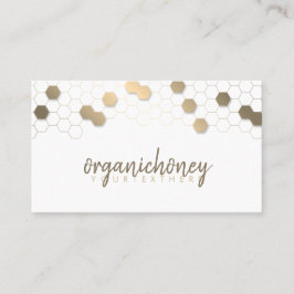 Honeycomb Bee Farm Apiary Visitkort