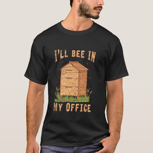 Honeycomb Bee Honung Farmer Bee Hive Biodling T Shirt (Framsida)