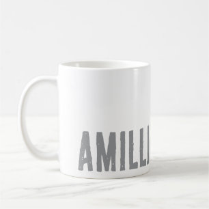 Honeycomb Bee Namn Typography Design Kaffemugg