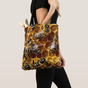 Honeycomb Bees Tygkasse
