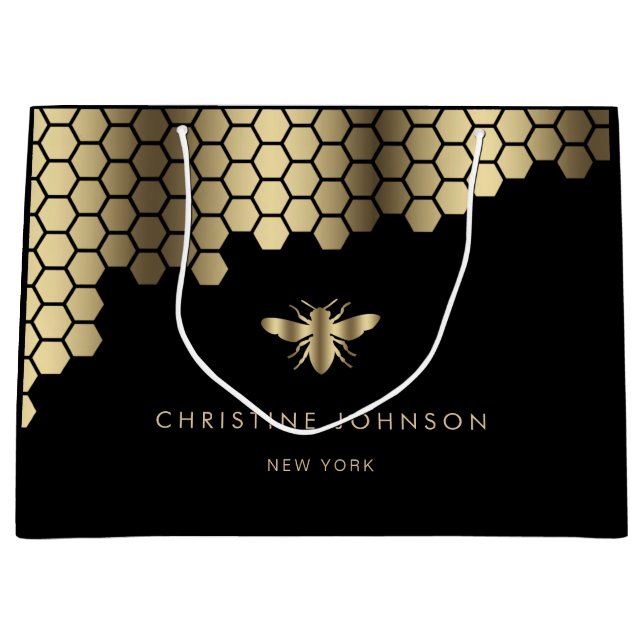 Honeycomb faux guld foil bi design (Framsidan)