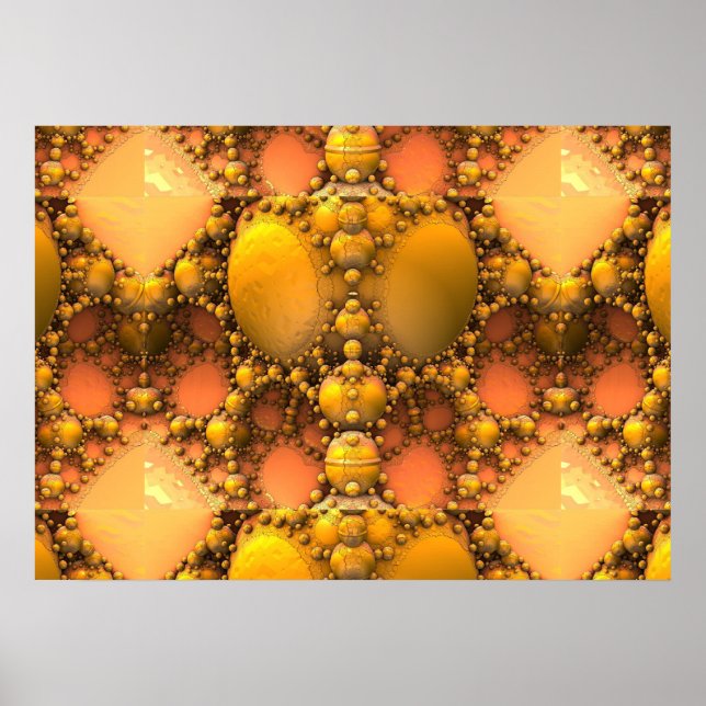 Honeycomb Fractal Poster (Framsidan)