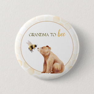 Honeycomb Grandma to Bee Baby Bear Baby Shower Knapp
