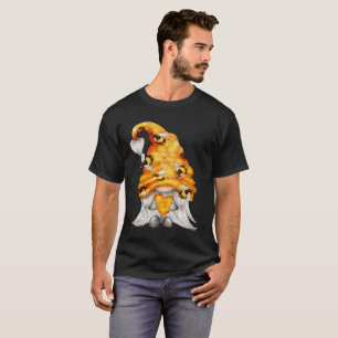 Honeycomb Hat Gnome med bin Holding Honung Unisex T Shirt