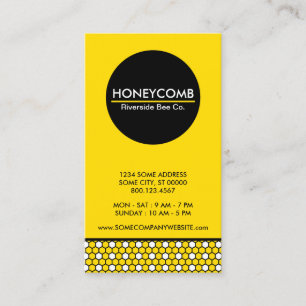 Honeycomb hexa-företag visitkort
