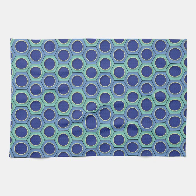 Honeycomb Hustle Kitchen Towel Kökshandduk (Horisontell)