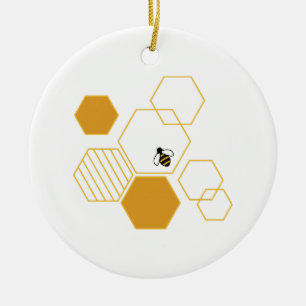 Honeycomb Julgransprydnad Keramik