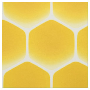 Honeycomb Jumbo Print 5-tumsceller för gyllene Gul Tyg