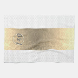 Honeycomb Monogram Kitchen Towels Kökshandduk