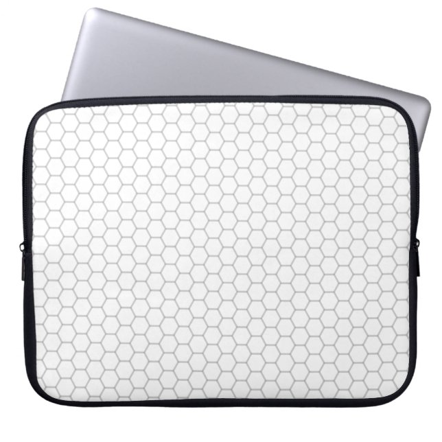 Honeycomb mönster hexagon laptop fodral (Framsidan)