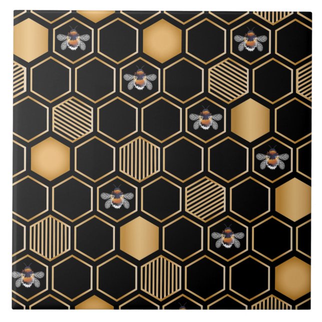 Honeycomb Mönster Kakelplatta (Framsidan)