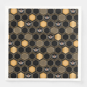 Honeycomb Mönster Pappersservett