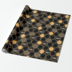 Honeycomb Mönster Presentpapper