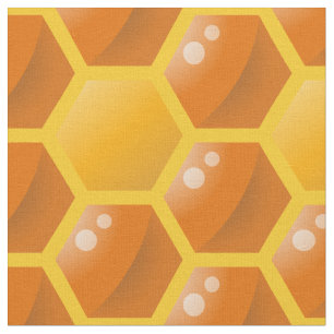 Honeycomb Mönster Tyg