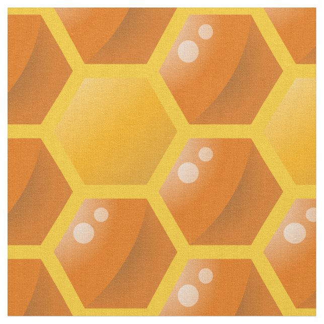 Honeycomb Mönster Tyg (Närbild)