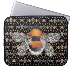 Honeycomb och bin laptop fodral